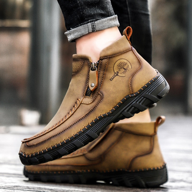 Bota Masculina Couro Vintage