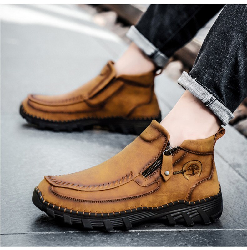 Bota Masculina Couro Vintage