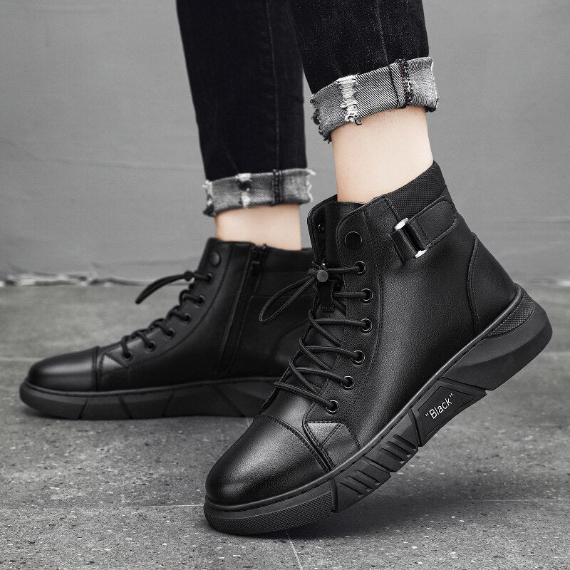 Bota de Couro Social - Man