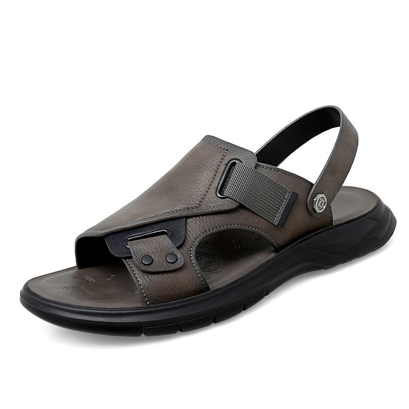 Sandália Masculina - Couro Feshion