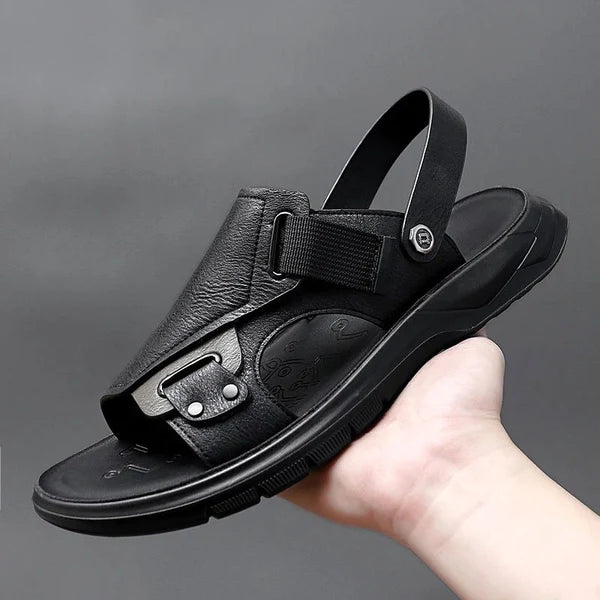 Sandália Masculina - Couro Feshion