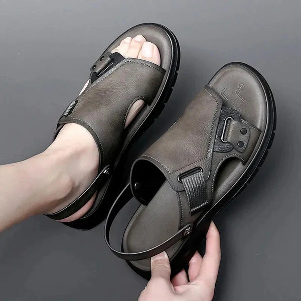Sandália Masculina - Couro Feshion