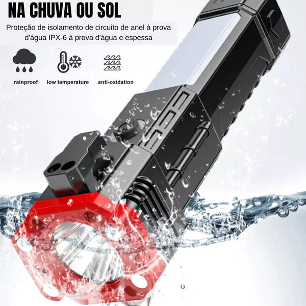 Lanterna Indestrutível 4 em 1 - Ultra Potência