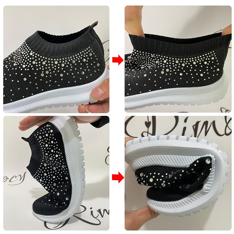 Tênis Fashion Strass